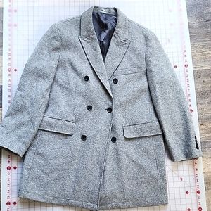 Micheal Kors Slim fit gray wool Clasic Suit Blazer Jacket winter spring jacket